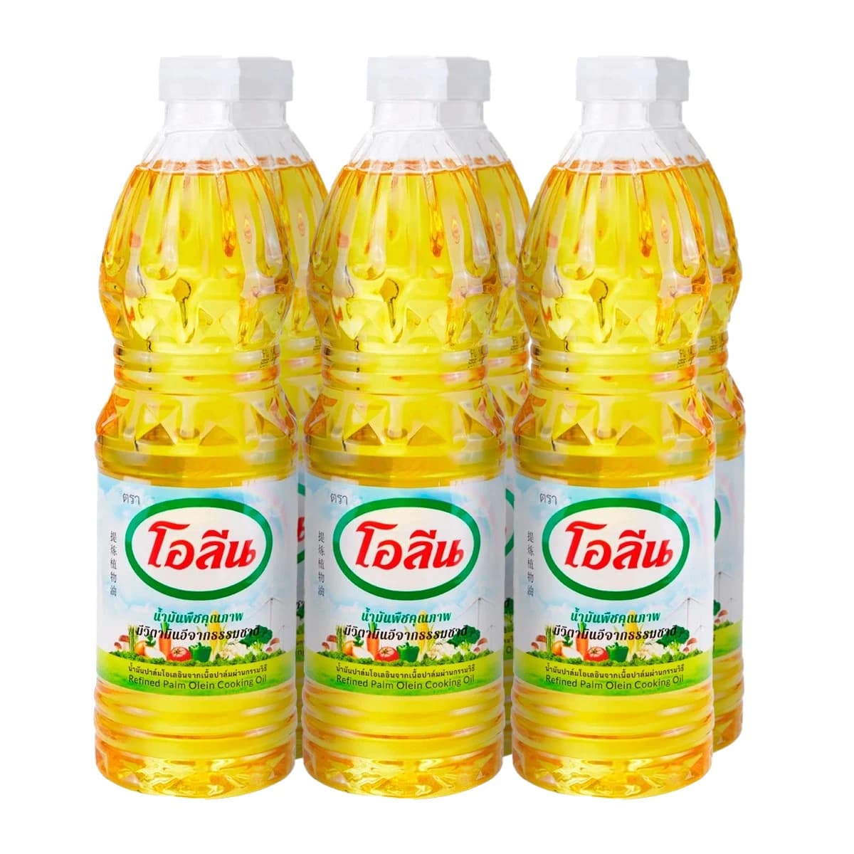 โอลีน น้ำมันปาล์ม 500 มล. แพ็ค 6 ขวด